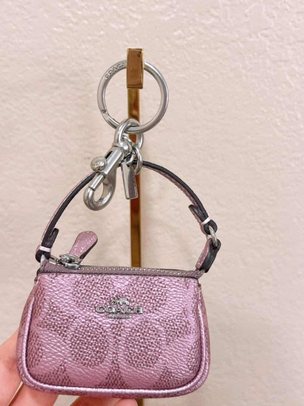 Nwt Coach Boxed Nolita 19 And Charm Set In Signature Canvas CCK96 holiday gift - Picture 4 of 15